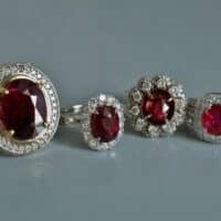 Vintage Red Ruby Ring, unheated blood red ruby, unheated ruby ring, ruby engagement ring singapore, ruby engagement rings vintage, Gem Gardener