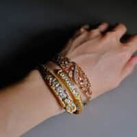Old Mine Cut Diamond Bracelet, peranakan bracelet, antique peranakan jewellery, peranakan jewelry singapore, Gem Gardener