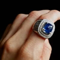 blue sapphire mens ring, mens ring vintage, vintage sapphire rings for sale, men's sapphire rings for sale, blue sapphire ring for men, blue sapphire ring singapore, Gem Gardener