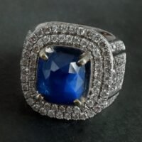 blue sapphire mens ring, mens ring vintage, vintage sapphire rings for sale, men's sapphire rings for sale, blue sapphire ring for men, blue sapphire ring singapore, Gem Gardener