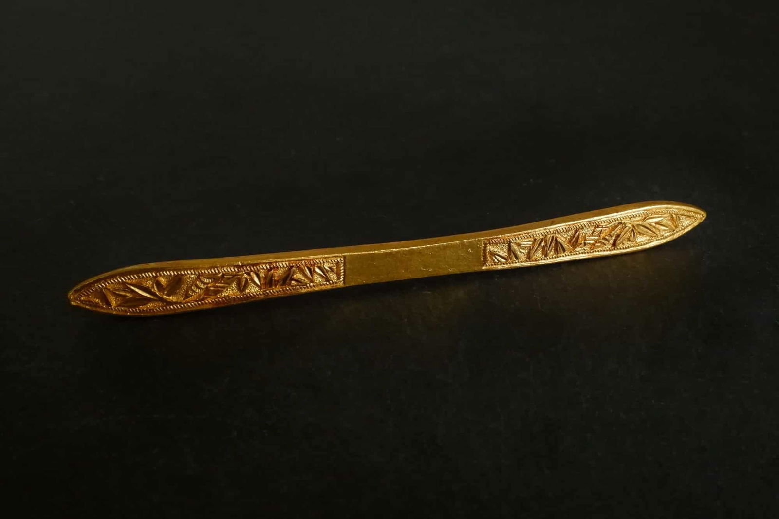 real gold hair stick, peranakan hair accessories, chinese hair bun stick