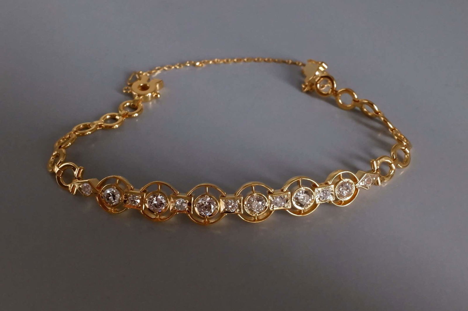 Dainty Diamond Bracelet, delicate diamond bracelet, thin diamond bracelet