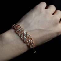Old Mine Cut Diamond Bracelet, peranakan bracelet, antique peranakan jewellery, peranakan jewelry singapore, Gem Gardener
