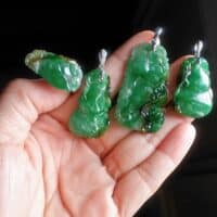 Green Jadeite Carved Pendant, carved jade pendants for sale, carved jade jewelry antique, jadeite pendant singapore, vintage carved jade pendant, jade jewellery singapore, Gem Gardener