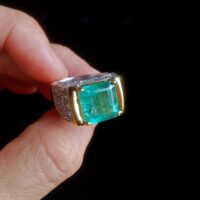 Afghanistan Emerald Ring, afghanistan emerald vs colombian emerald, afghan emeralds for sale, vintage emerald rings uk for sale, etsy vintage emerald rings, emerald ring singapore