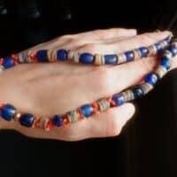 Roman Glass Necklace, ancient roman jewelry reproductions, ancient style jewelry for sale
