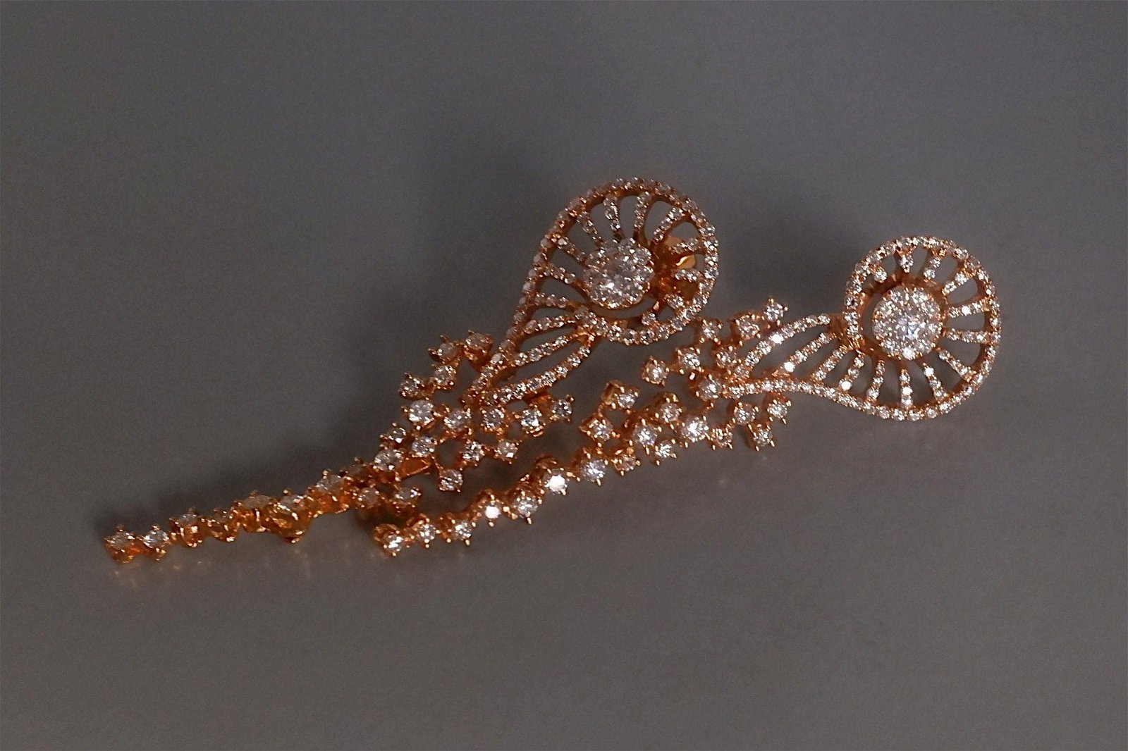 small diamond drop earrings, rose gold diamond earrings, small gold chandelier earrings, diamond earrings singapore buy, rose gold small dangle earrings, Gem Gardener
