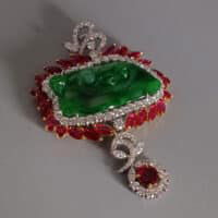 imperial green jade pendant, imperial jade necklace, haute couture jade, high end jade jewelry, jade pendant singapore, high quality jade pendant, statement pendant necklace jade, Gem Gardener