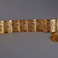 Dragon Phoenix Gold Bracelet, chinese gold bracelet 24k, chinese gold bracelet wedding, vintage wedding jewelry bracelets, chinese wedding traditional jewellery, wedding jewellery singapore, Gem Gardener