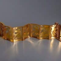Dragon Phoenix Gold Bracelet, chinese gold bracelet 24k, chinese gold bracelet wedding, vintage wedding jewelry bracelets, chinese wedding traditional jewellery, wedding jewellery singapore, Gem Gardener