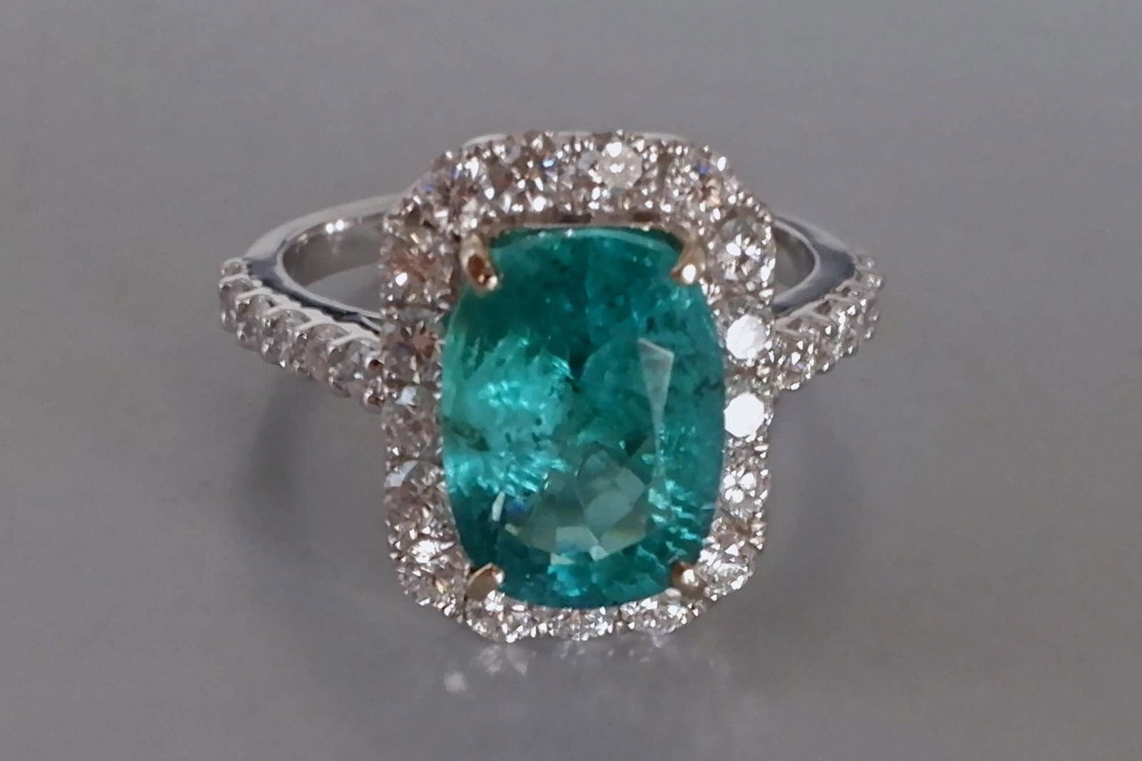 Emerald Diamond Ring, emerald halo ring, emerald engagement ring halo, emerald diamond rings for sale, emerald ring singapore, emerald halo rings for sale, zambian emerald and diamond ring, emerald jewellery singapore, Gem Gardener