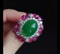 jade ruby diamond ring video
