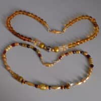 ancient gold necklace, antique glass jewelry, ancient greek jewelry for sale, ancient amber jewelry, ancient jewellery, Gem Gardener