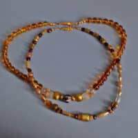 ancient gold necklace, antique glass jewelry, ancient greek jewelry for sale, ancient amber jewelry, ancient jewellery, Gem Gardener