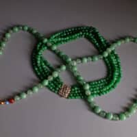 Long Jade Bead Necklace, long green jade bead necklace, extra long beaded necklace, chrysoprase jade bead necklace, chrysoprase beaded necklace, vintage jade beaded necklace, double strand beaded necklace gold, fine beaded gold necklace, gold beaded necklace with pendant, beaded jewellery singapore