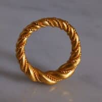 braided twist band ring, viking twisted ring, fine jewelry twist ring, wreath wedding ring, twisted wedding ring band, custom wedding ring singapore, viking gold wedding ring