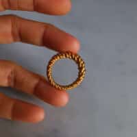 Rope Gold Ring, viking gold wedding ring, rope ring gold wedding band, 24k gold wedding rings set, viking jewelry rings, custom viking rings, wedding rings singapore, Gem Gardener