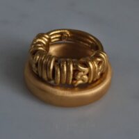 heavy gold ring mens, custom 24k gold ring, gold ring mens 24k, custom mens rings, 24k fine gold jewelry, 24k solid gold mens ring, 1 troy oz gold ring, Gem Gardener