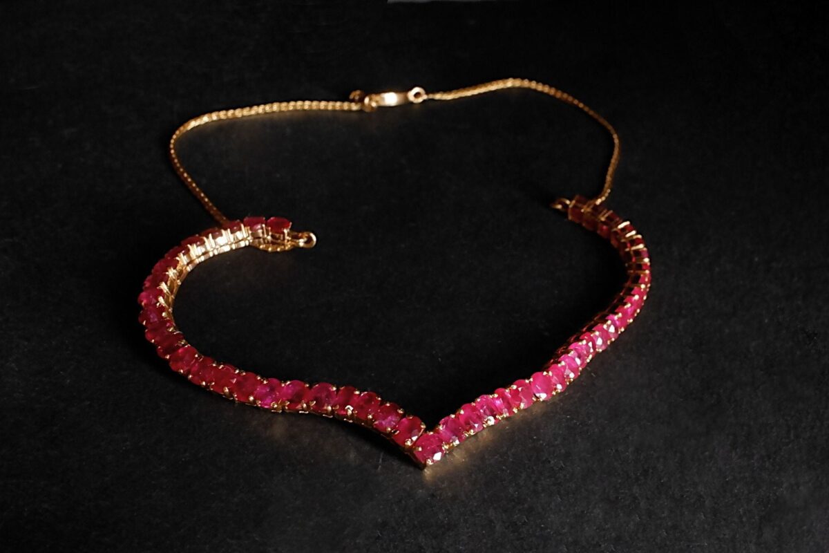 Burmese Ruby Necklace, burmese ruby necklace for sale, burma ruby necklace, ruby unheated jewelry, ruby jewellery singapore, vintage ruby necklace, ruby necklace singapore, Gem Gardener