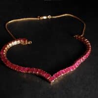 Burmese Ruby Necklace, burmese ruby necklace for sale, burma ruby necklace, ruby unheated jewelry, ruby jewellery singapore, vintage ruby necklace, ruby necklace singapore, Gem Gardener