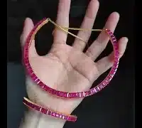 burmese ruby set yellow gold video