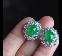 glassy imperial jade earrings video