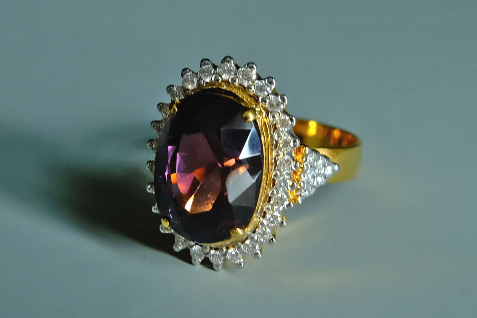 purple spinel ring, burmese purple spinel, spinel engagement ring vintage, purple spinel engagement ring, burma spinel ring, spinel stone purple, Gem Gardener