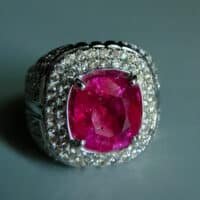 Burmese Ruby Mens Ring, natural burmese ruby ring, mens ruby rings for sale, mens ring singapore, 7ct ruby ring, unheated ruby ring, ruby mens rings etsy, ruby rings singapore, Gem Gardener