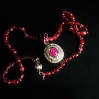 antique ruby pendant, ruby pendant antique, ruby cabochon pendant, vintage ruby pendant, red ruby pendant, natural ruby pendant gold, ruby pendant singapore, unheated ruby, Gem Gardener