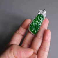 Imperial Green Jade Pendant, imperial green jadeite, old mine jadeite, 老坑, 老坑翡翠, jade pendant singapore, fine jade jewelry hong kong, high end jade jewelry, Jade jewellery singapore, Gem Gardener