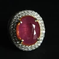 big ruby ring mens, big ruby stone ring,