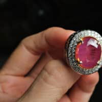 big ruby ring mens, big ruby stone ring, mens large ruby ring, mens ruby rings for sale, large vintage ruby ring, large natural ruby ring, mens ring singapore, unheated ruby ring, ruby mens rings etsy, ruby ring singapore, Gem Gardener