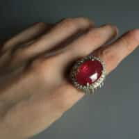 mens large ruby ring, mens ruby rings for sale, large vintage ruby ring, large natural ruby ring, mens ring singapore, unheated ruby ring, ruby mens rings etsy, ruby ring singapore, Gem Gardener