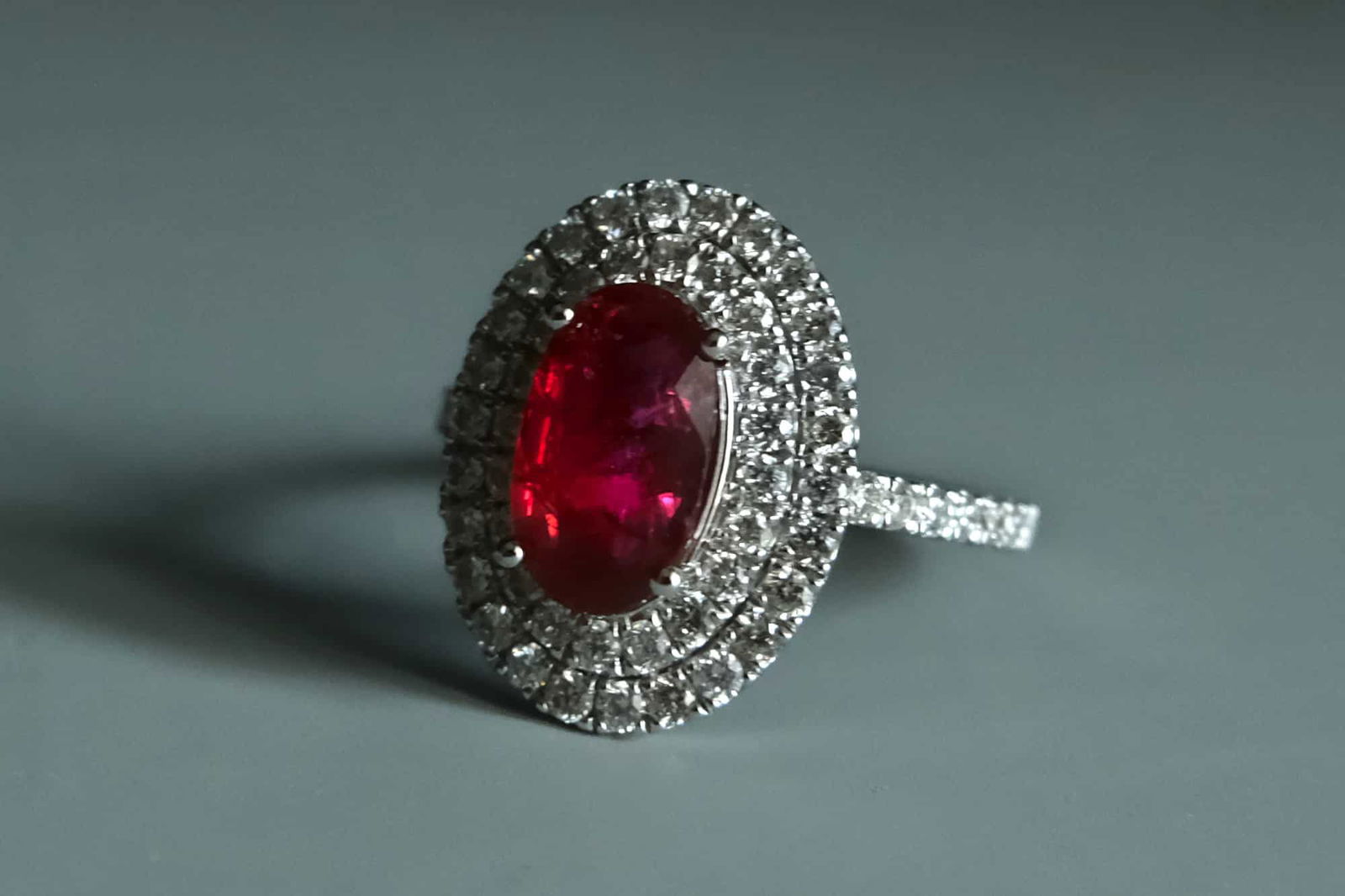 Dainty Red Ruby Ring White Gold, ruby ring sinapore, unheated ruby ring, ruby jewellery singapore, small ruby rings for women, natural ruby ring price, african ruby ring white gold, Gem Gardener