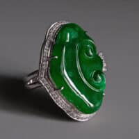 Imperial Green Jade Ring, imperial green jadeite, imperial green jadeite for sale, old mine jadeite, 老坑, 老坑翡翠, jade pendant singapore, fine jade jewelry hong kong, Gem Gardener