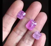 pink sapphire padparadscha video