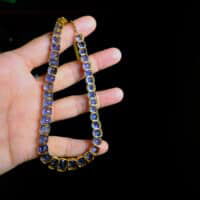 Burmese Sapphire Necklace, blue sapphire necklace gold, unheated blue sapphire, sapphire necklace singapore, burma sapphire no heat, burmese necklace, blue sapphire jewellery sets, Gem Gardener