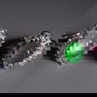 white icy jadeite ring,翡翠, 玻璃种, icy jade engagement ring, white jade engagement ring, jade engagement ring for sale, jadeite jade rings for sale, jadeite ring singapore, jade jewellery shop singapore, Gem Gardener