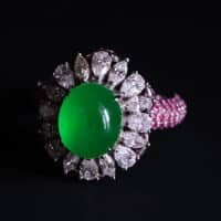 Icy Green Jadeite, icy jadeite ring,ice jade ring, Glassy Jadeite, icy jade engagement ring, icy green jade, jadeite ring singapore, Jade jewellery singapore, high quality jade jewelry, Gem Garrdener