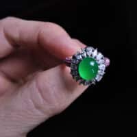 Icy Green Jadeite, icy jadeite ring,ice jade ring, Glassy Jadeite, icy jade engagement ring, icy green jade, jadeite ring singapore, Jade jewellery singapore, high quality jade jewelry, Gem Garrdener