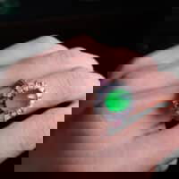 Icy Green Jadeite, icy jadeite ring,ice jade ring, Glassy Jadeite, icy jade engagement ring, icy green jade, jadeite ring singapore, Jade jewellery singapore, high quality jade jewelry, Gem Garrdener