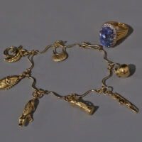 totem gold charm, totem lucky charm, safari charms, charm bracelet adventure, charm bracelet singapore, vintage charm bracelets for sale, Gem Gardener
