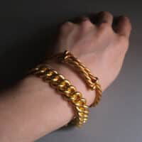 24k Gold Bangle Bracelet, gold bangle antique bracelet, antique gold chinese jewelry, 24k antique gold, antique gold bangles for sale, chinese 24k gold bangle, antique peranakan jewellery, Gem Gardener