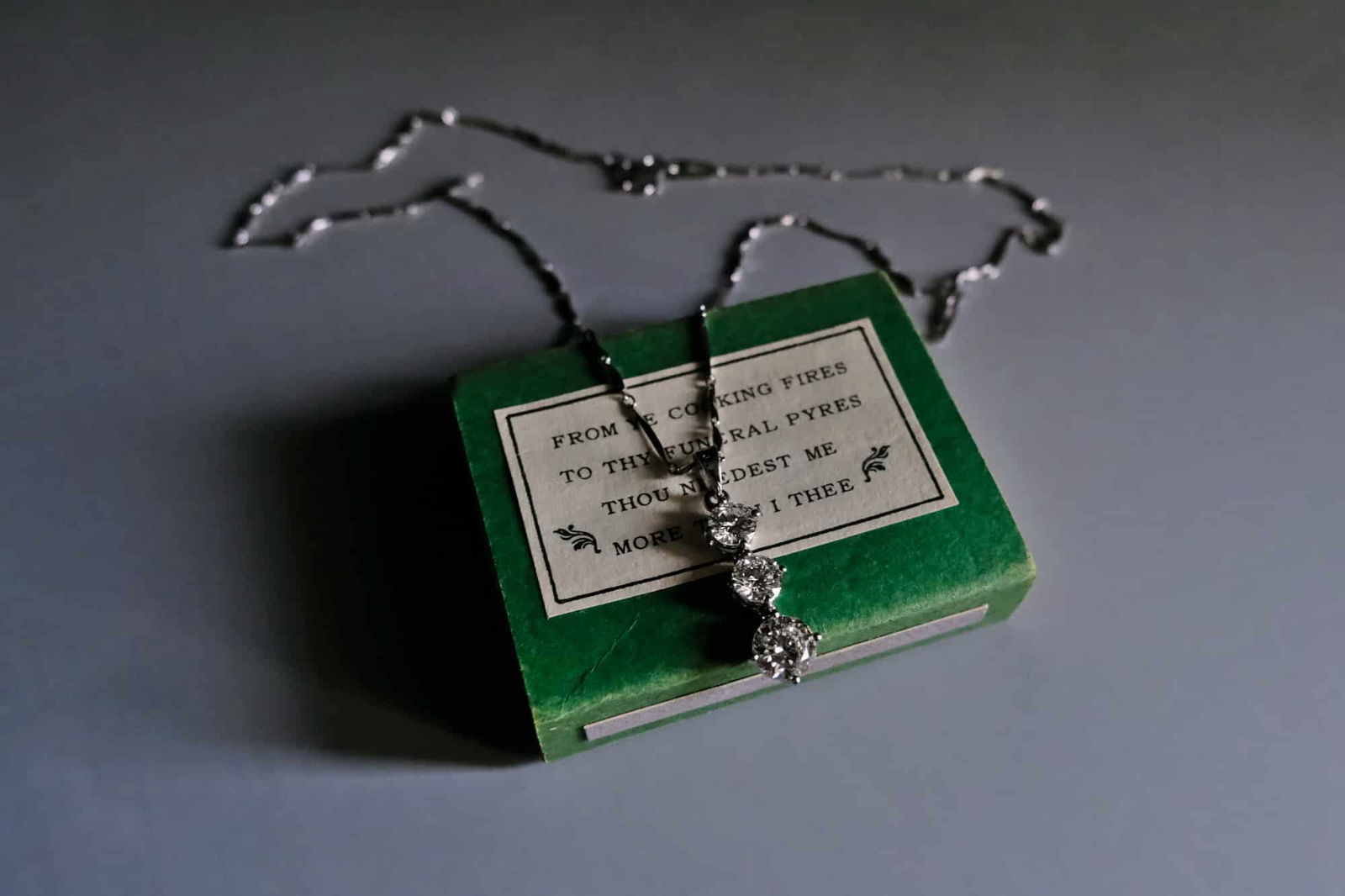 3 Stone Diamond Pendant, three stone diamond necklace, diamond pendant singapore, diamond pendant necklace, edwardian diamond pendant, edwardian style pendant necklace, diamond necklace singapore, Gem Gardener