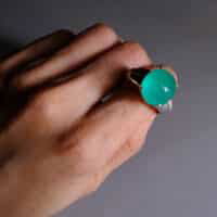Emerald Sugarloaf Ring, brazilian emerald ring, sugarloaf emerald ring, emerald diamond cabochon ring, cabochon emerald ring gold, emerald ring singapore, Gem Gardener