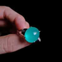 Emerald Sugarloaf Ring, brazilian emerald ring, sugarloaf emerald ring, emerald diamond cabochon ring, cabochon emerald ring gold, emerald ring singapore, Gem Gardener