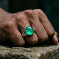 emerald ring men gold, cabochon emerald ring mens, cabochon emerald ring gold, Emerald Sugarloaf Ring, cabochon emerald ring for sale, sugarloaf emerald ring, cabochon emerald ring gold, emerald ring singapore, Gem Gardener
