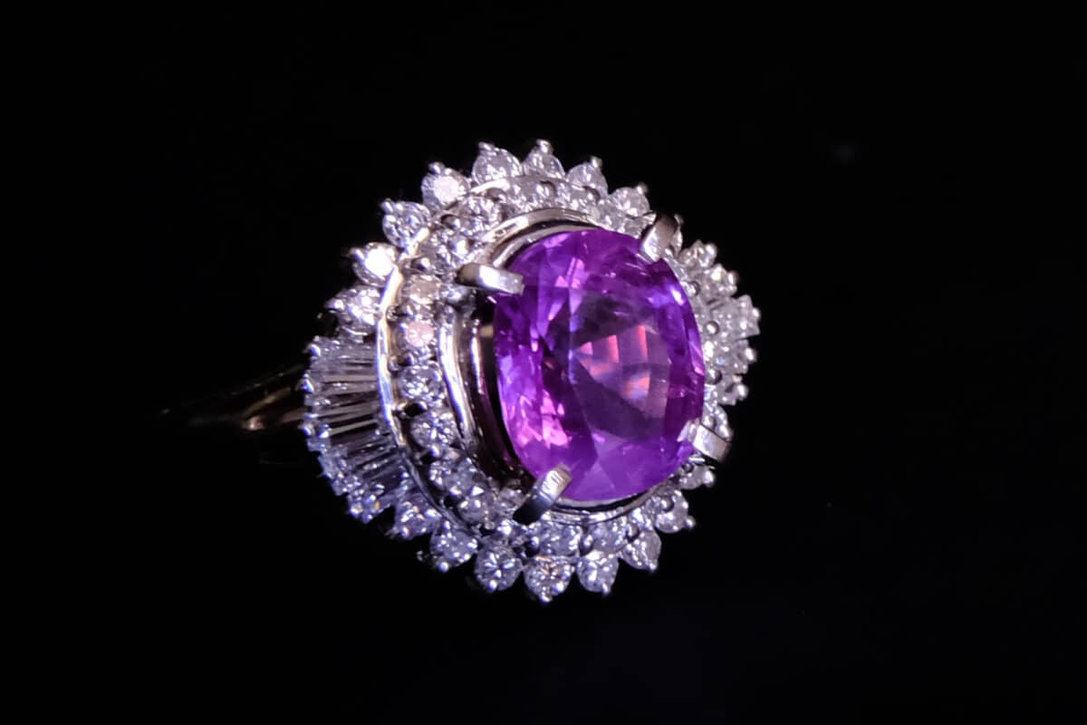 purple sapphire ring, purple pink sapphire ring, burma sapphire ring, unheated purple sapphire ring, burmese sapphire engagement ring, purplish pink sapphire price, purple sapphire engagement rings, engagement ring singapore, Gem Gardener