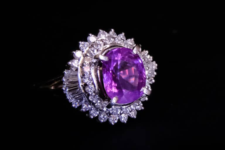 purple sapphire ring, purple pink sapphire ring, burma sapphire ring, unheated purple sapphire ring, burmese sapphire engagement ring, purplish pink sapphire price, purple sapphire engagement rings, engagement ring singapore, Gem Gardener