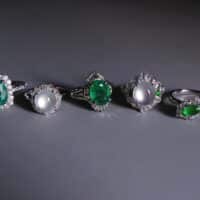 Icy Jadeite Ring, icy jadeite ring, jade engagement rings with diamonds, icy jade engagement ring, white jade singapore, ice jade jewelry for sale, glassy jadeite, jadeite jade rings for sale, jade rings singapore, Gem Gardener